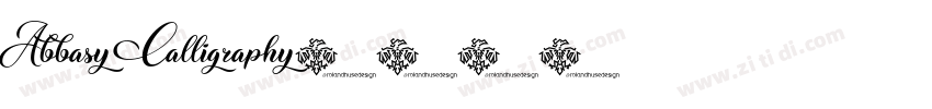 Abbasy Calligraphy字体转换